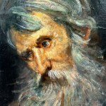 ANONIMO, Portrét staršieho človeka (umelecká štúdia)