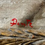 DANTE, Profil kobiety z odsłoniętą piersią - Dante