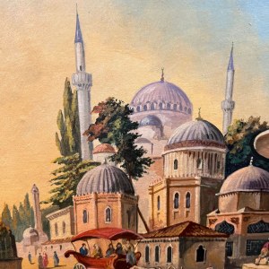UNIDENTIFIZIERTE UNTERSCHRIFT, Ansicht von Istanbul