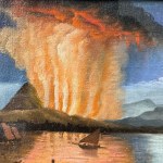 ANONIMO, The eruption of Mount Vesuvius