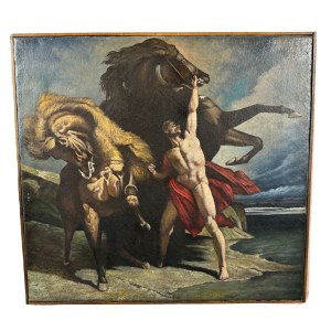 ANONIMO, Automédon avec les chevaux d'Achille
