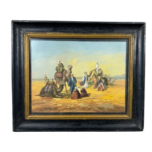 DE GREGORIO, Orientalische Szene mit Figuren - De Gregorio