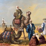 DE GREGORIO, Oriental scene with characters - De Gregorio