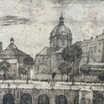 R. PANE, Architektur (Via dell'Impero vom Mars-Tempel aus) - R. Pane