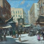 SCOGNAMIGLIO, Neapolitan market scene - Scognamiglio