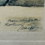 UNIDENTIFIED SIGNATURE, Boat with Figures