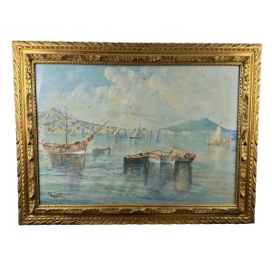 M. GIANNI, View of Naples from the sea - M. Gianni
