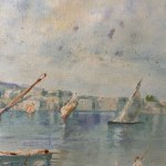 M. GIANNI, View of Naples from the sea - M. Gianni