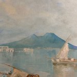 M. GIANNI, Blick auf Neapel vom Meer aus - M. Gianni