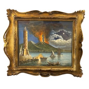 UNIDENTIFIED SIGNATURE, Eruption of Mount Vesuvius in Naples