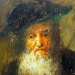 ANONIMO, Portrét starší osoby (Umělecká studie)