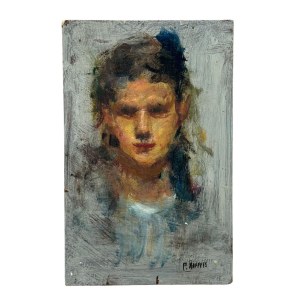 NIEZNANY PODPIS, portret kobiety