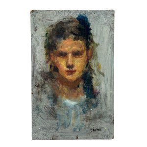 SIGNATURE NON IDENTIFIÉE, Portrait d'une femme