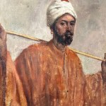 Neidentifikovaný podpis, arabská portrétna maľba