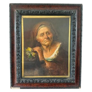 ANONIMO, Porträt einer älteren Frau