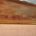 R. MARKOFF, Paesaggio marino - R. Markoff