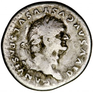 Wespazjan, emisja pośmiertna za Tytusa, denar, Rzym, 80-81 po Chr.