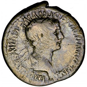 Cesarstwo Rzymskie, Trajan, denar, Rzym, 112-115