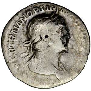 Cesarstwo Rzymskie, Trajan, denar, Rzym, 116-117