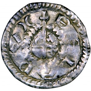 Maďarsko, Béla I. jako kníže (1048-1057), denár, neurčeno (Ostřihom?)