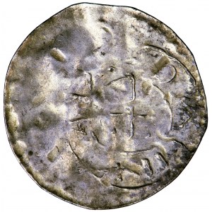 Maďarsko, Béla I. jako kníže (1048-1057), denár, neurčeno (Ostřihom?)
