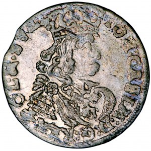 Polska, Jan Kazimierz, Korona, szóstak 1662, men. Bydgoszcz, T. Tymf (Tuempe)