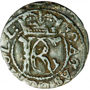 Polska, Jan Kazimierz, Litwa, szeląg 1652, men. Wilno, Michał G. Tryzna