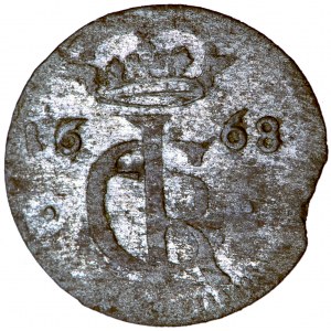 Polska, Jan Kazimierz, Toruń, szeląg 1668, men. Toruń