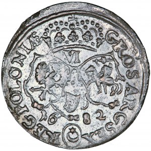 Polska, Jan III, Korona, szóstak 1682, men. Bydgoszcz, T. L. Boratyni, J. A. Morsztyn