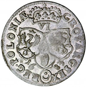Polska, Jan III, Korona, szóstak 1683, men. Bydgoszcz, T. L. Boratyni, J. A. Morsztyn