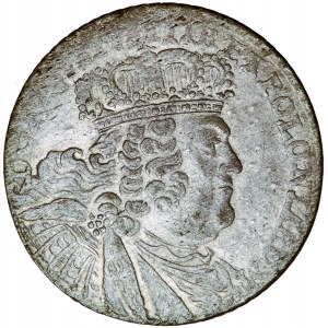 Polska (Saksonia), August III, tynf (tymf, ort) 1754 (1756-1762), falsyfikat pruski, tzw. efraimit