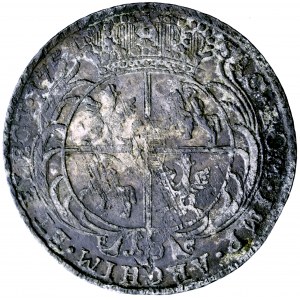 Polska (Saksonia), August III, tynf (tymf, ort) 1754 (1756-1762), falsyfikat pruski, tzw. efraimit