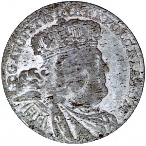 Polska (Saksonia), August III, tynf (tymf, ort) 1754 (1756-1762), falsyfikat pruski, tzw. efraimit