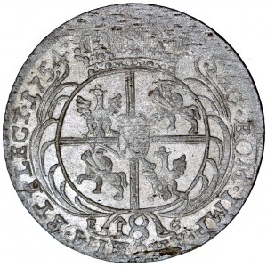 Polska (Saksonia), August III, tynf (tymf, ort) 1754 (1756-1762), falsyfikat pruski, tzw. efraimit