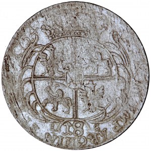 Polska (Saksonia), August III, tynf (tymf, ort) 1754 (1756-1762), falsyfikat pruski, tzw. efraimit