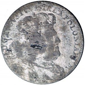 Polska (Saksonia), August III, tynf (tymf, ort) 1754 (1756-1762), falsyfikat pruski, tzw. efraimit