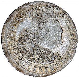 Polska, August III, Gdańsk, szóstak 1760, men. Gdańsk, R. E. Œckermann