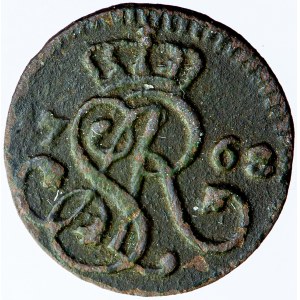 Polska, Stanisław August, Korona, szeląg 1768, men. Kraków, P. M. Gartenberg