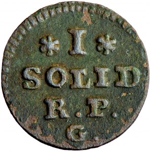 Polska, Stanisław August, Korona, szeląg 1768, men. Kraków, P. M. Gartenberg