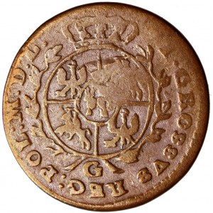 Polska, Stanisław August, Korona, grosz 1767, men. Kraków, P. M. Gartenberg