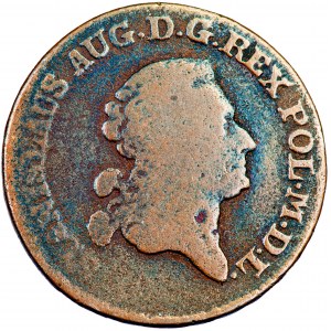 Polska, Stanisław August, Korona, trojak 1779, men. Warszawa, E. Brenn
