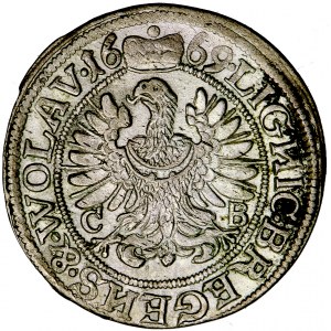 Śląsk-Legnica-Brzeg, Krystian (Chrystian), grosz (3 krajcary) 1669, men. Brzeg, Ch. Brettschneider