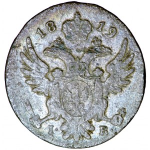 Polska, Królestwo Kongresowe, Aleksander I, 5 groszy 1819, men. Warszawa, Jakub Benike