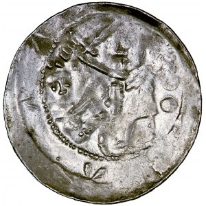 Polska, Władysław II Wygnaniec (1138-46), denar typu Orzeł i zając, men. Kraków
