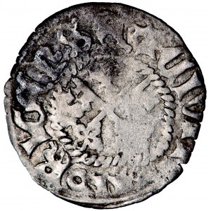 Inflanty (Łotwa), Arcybiskupstwo ryskie i miasto Ryga, szeląg b.d. (1479-1484), men. Ryga