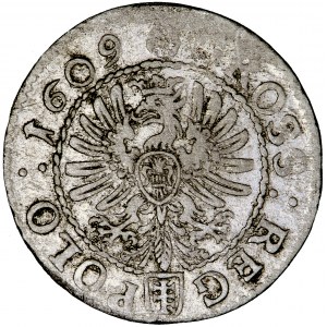 Poland, Sigismund III, Crown, 1609 grosz, mens. Kraków