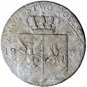 Polska, Powstanie Listopadowe, 10 groszy 1831, men. Warszawa, Karol Gronau