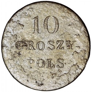 Polska, Powstanie Listopadowe, 10 groszy 1831, men. Warszawa, Karol Gronau