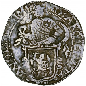 Niderlandy Zjednoczone, Zwolle, talar lewkowy 1646, men. Zwolle