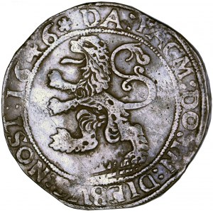 Niderlandy Zjednoczone, Zwolle, talar lewkowy 1646, men. Zwolle